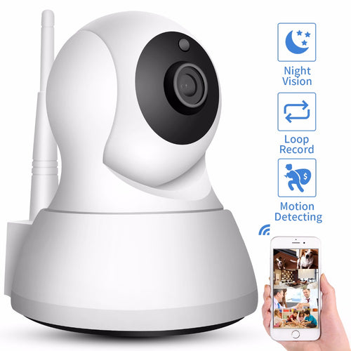 SDETER Home Security IP Camera Wi-Fi 1080P 720P Wireless Network Camera CCTV Camera Surveillance P2P Night Vision Baby Monitor （不带储存卡）