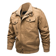 LASPERAL Military Jacket Men Solid Winter Cotton Jacket Coat Air Force Army Mens Pilot Jacket Autumn Winter Casual Cargo Jaqueta